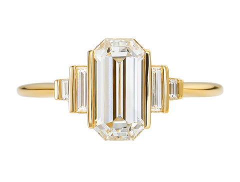 Paraiba Tourmaline and Diamond Halo Ring in Platinum
