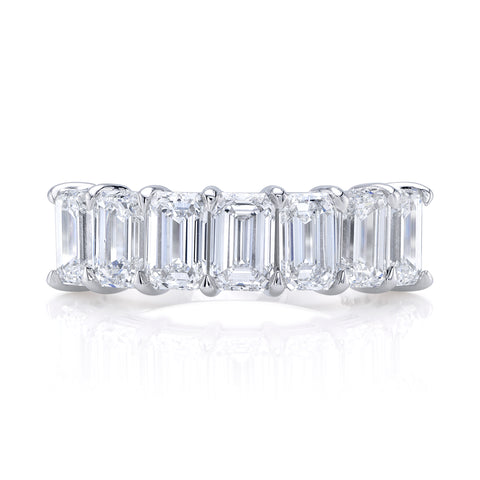 Pavé Diamond Wedding Band in White Gold