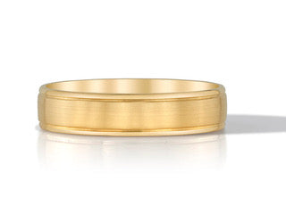 Platinum and White Gold Men's Wedding Band