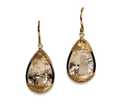Pear-Shaped Amazonite Earrings