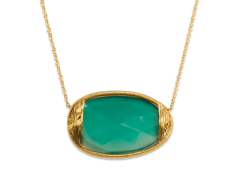 Petite Pavé Diamond Bar Necklace in Rose Gold