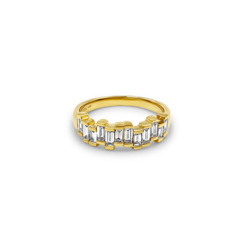 Opal Doublet Ring in 14K Yellow Gold