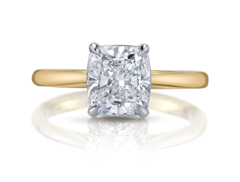 Vintage Diamond Ring in 14K/18K Gold (circa 1940's)