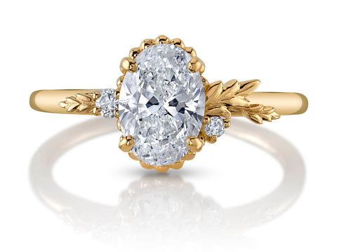 Vintage-Inspired Rose Cut Diamond Engagement Ring