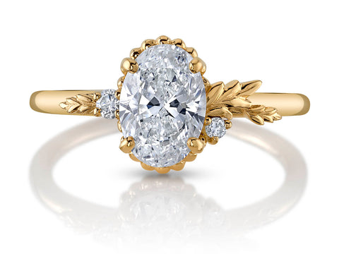 Cushion Diamond Solitaire Engagement Ring
