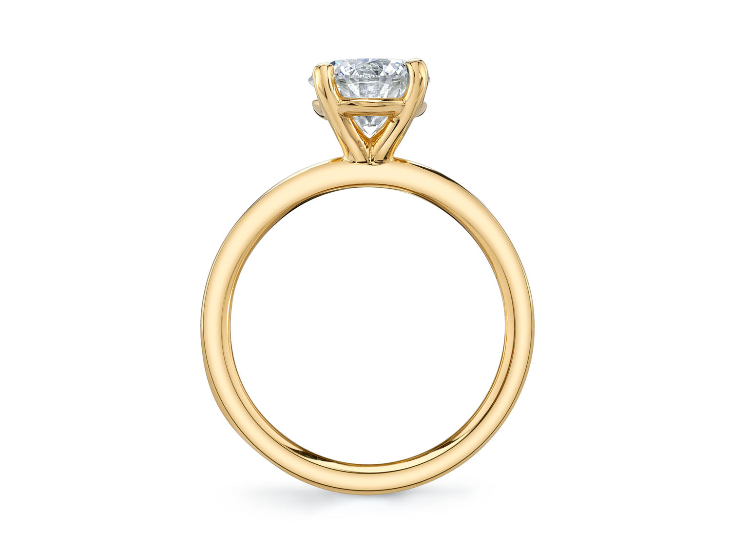 Pear Diamond Solitaire Engagement Ring
