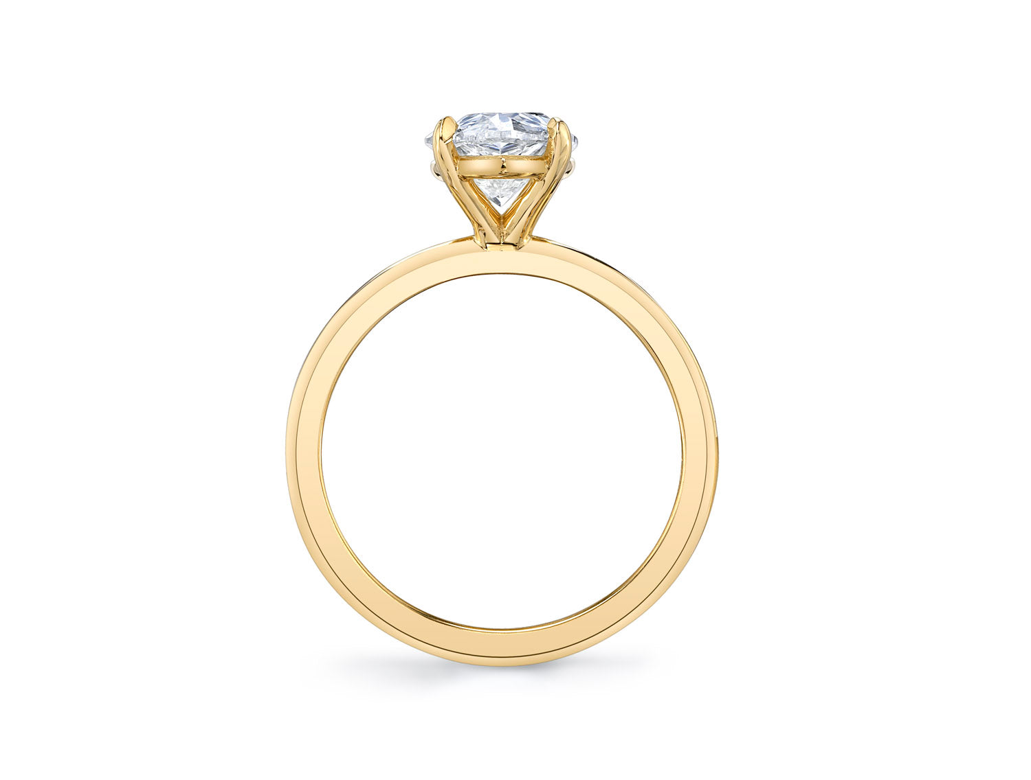 Oval Diamond Solitaire Engagement Ring