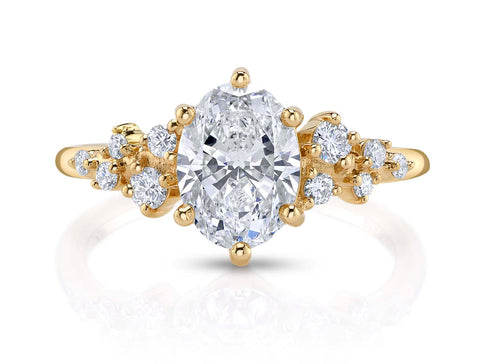 Cushion Diamond Solitaire Engagement Ring
