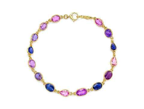 Petite Pavé Diamond Bar Necklace in Rose Gold
