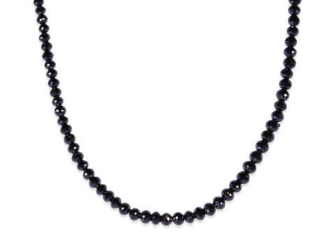 Petite Pavé Diamond Bar Necklace in Rose Gold