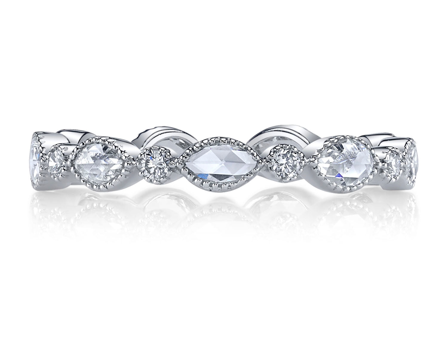 Vintage-Inspired Marquise and Round Diamond