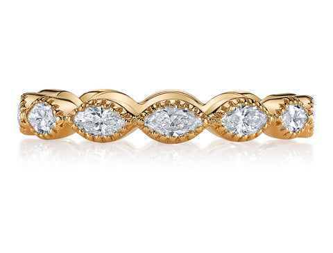 Vintage-Inspired Diamond "Gabby" Wedding Band