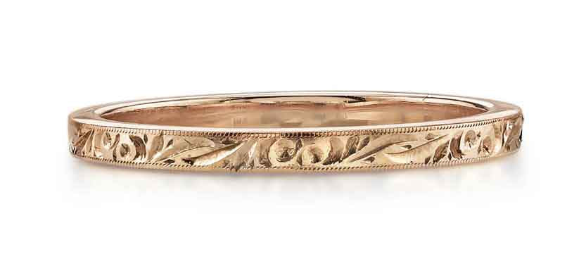 Vintage-Style Hand Engraved