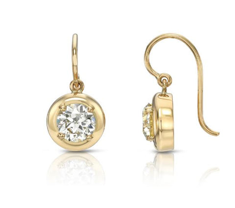 Petite Pavé Diamond Bar Necklace in Rose Gold