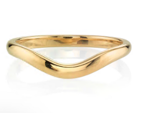 Rose Cut Diamond Wedding Band