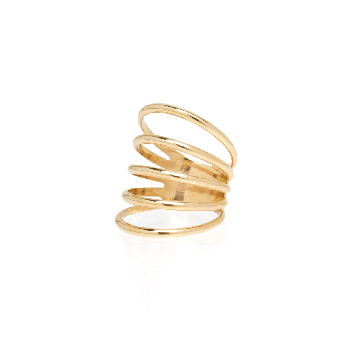 Five-Band Ring in 14K Yellow Gold