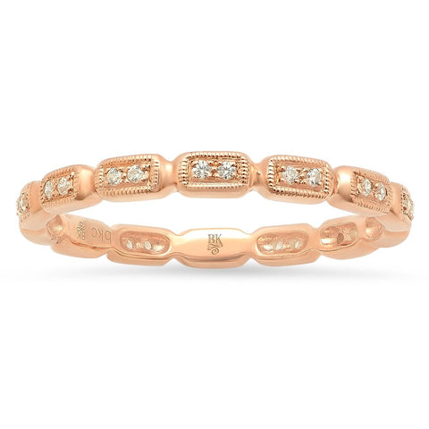 Sapphire and White Gold Men's Wedding Band