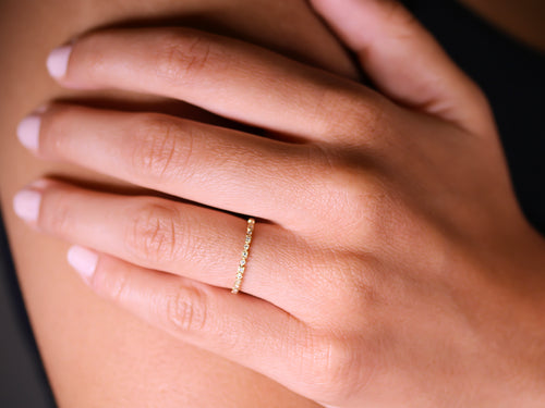 Diamond Eternity Wedding Band in Yellow Gold