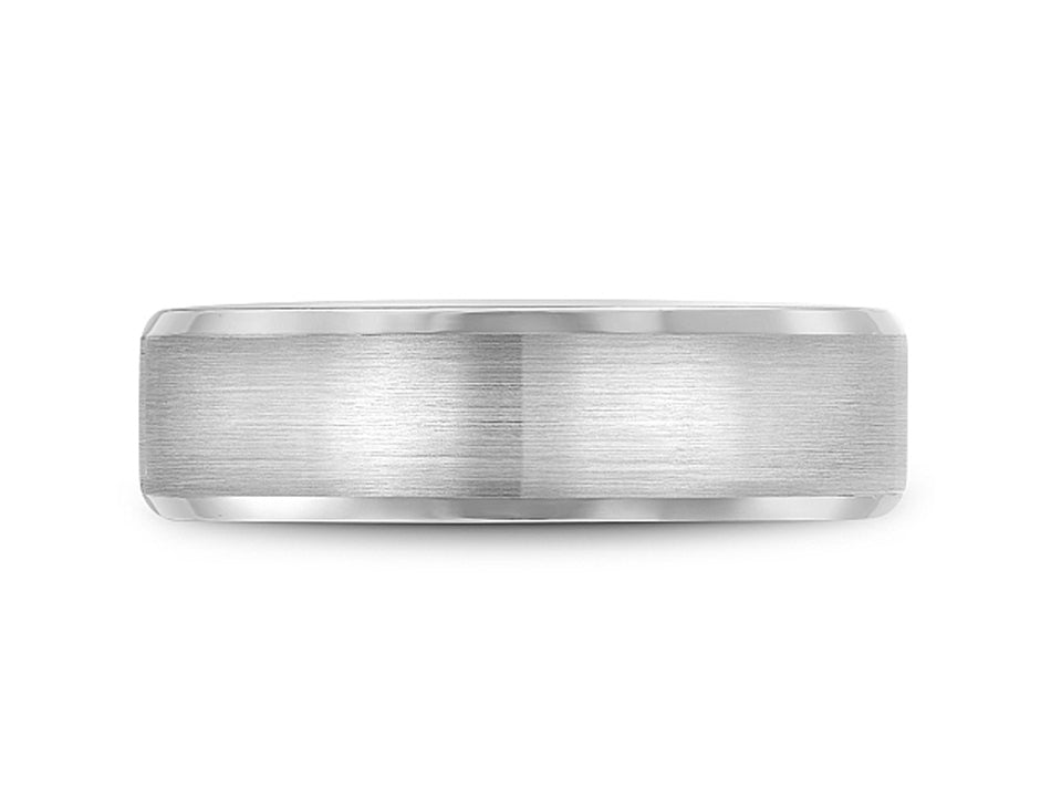 14K White Gold Men's Wedding Band at the Best Jewelry Store in Washington DC