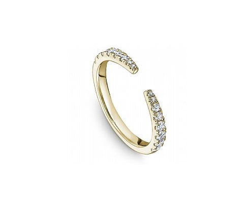 Vintage-Inspired French Cut Diamond "Julia" Wedding Band