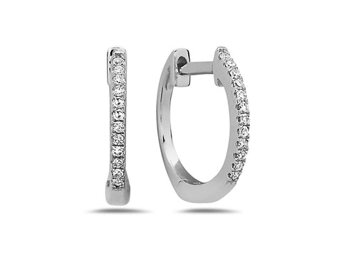 Open Center Diamond Wedding Band