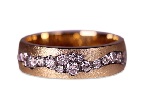 18K Yellow Gold Men's Wedding Band