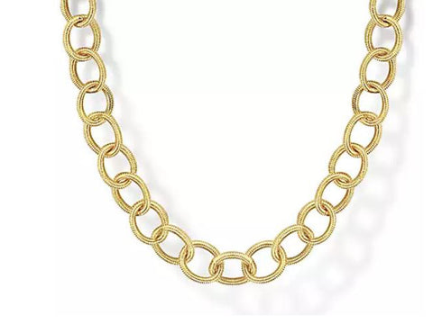 Square Bar Link and Diamond Bracelet in 14K Yellow Gold