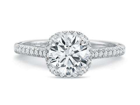 Cushion Diamond Solitaire Engagement Ring