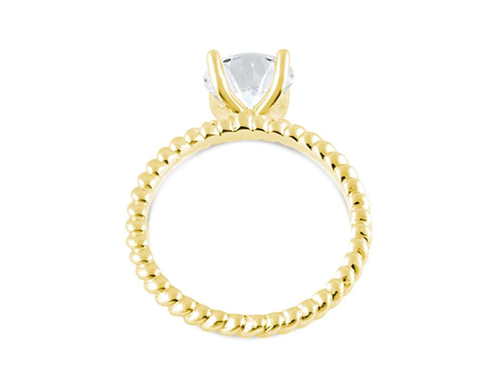 Round Brilliant Diamond Solitaire Engagement Ring