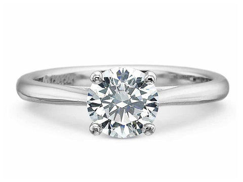 Three-Stone Round Brilliant Diamond Engagement Ring