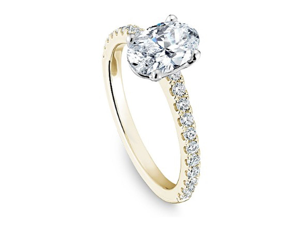 Oval Brilliant Diamond Engagement Ring