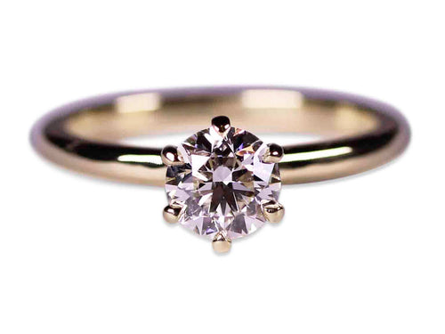 Round Brilliant Diamond Solitaire Engagement Ring