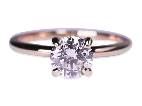 Round Brilliant Diamond Solitaire Engagement Ring