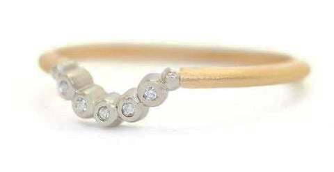 Rose Cut Diamond Wedding Band