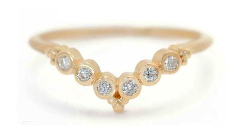 Diamond Eternity Wedding Band in Yellow Gold