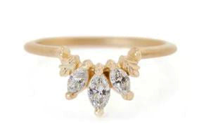 Pavé Diamond Wedding Band in White Gold