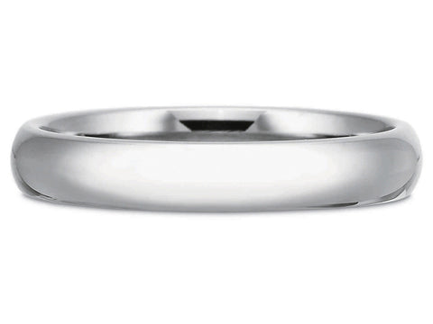 White and Rose Gold Men's Wedding Band