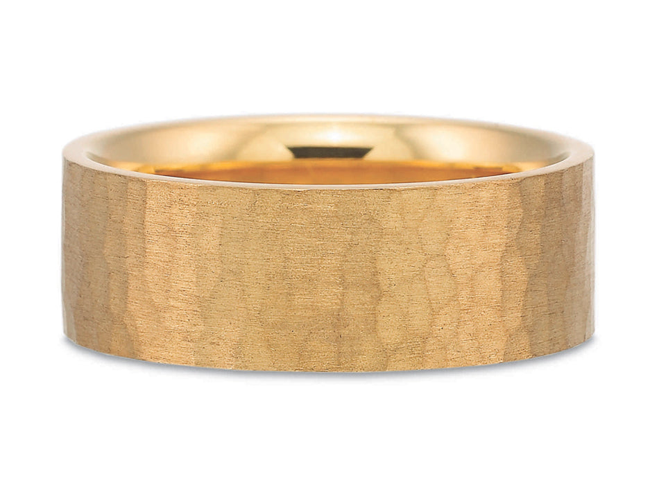 18K Rose Gold Men's Wedding Band