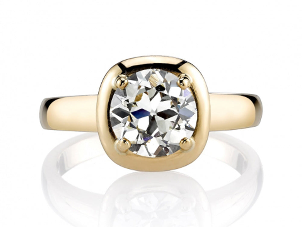 Vintage-Inspired Diamond Solitaire