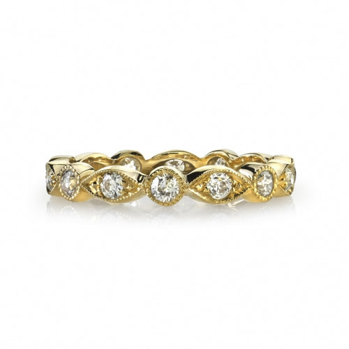 Vintage-Inspired "Elizabeth" Diamond Wedding Band