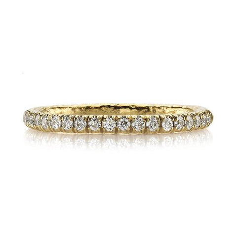 Vintage-Inspired French Cut Diamond "Julia" Wedding Band