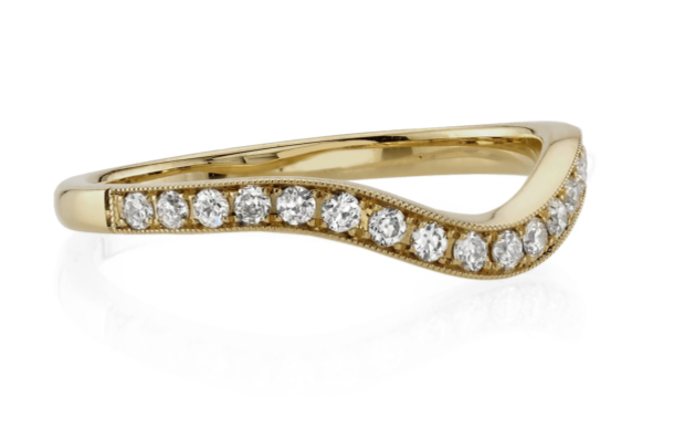 Vintage-Inspired Diamond "Grace" Wedding Band