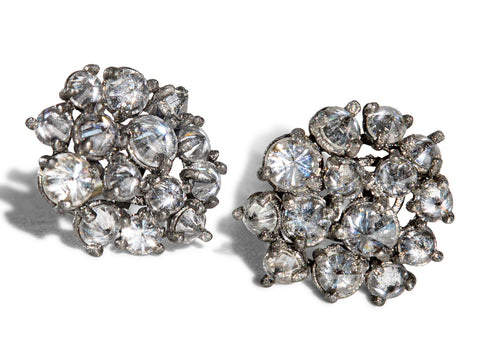 Bezel Set London Blue Topaz Drop Earrings