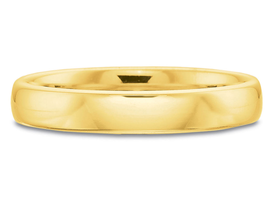 18K Yellow Gold Men's Wedding Band