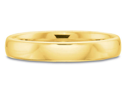 18K Yellow Gold Men's Wedding Band