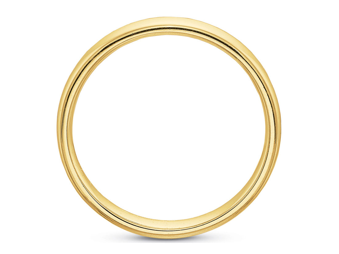 18K Yellow Gold Men's Wedding Band