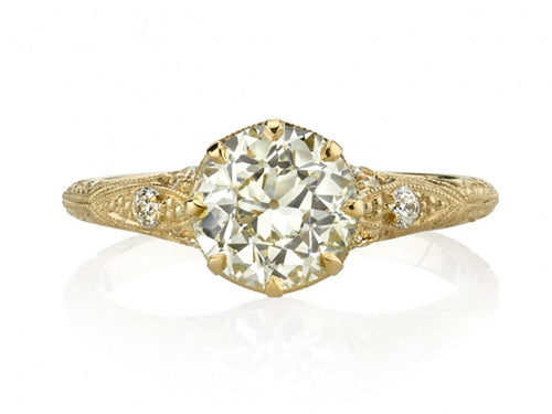 Vintage-Inspired Diamond "Nicole" Engagement Ring