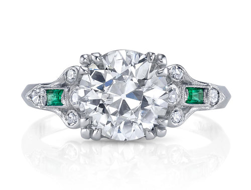 3.05 Carats Lab Grown Round Brilliant Cut Solitaire Diamond Engagement –  Benz & Co Diamonds
