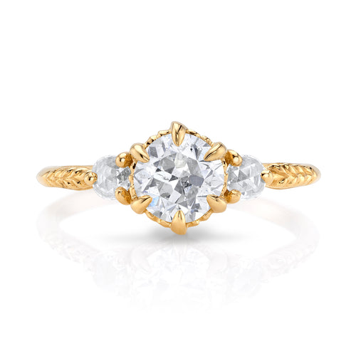 Evergreen Three-Stone Diamond Engagement Ring