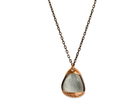 Ethiopian Opal Pendant Necklace in 14K Yellow Gold